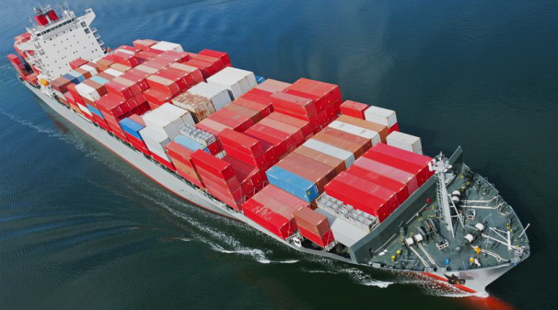 Kontenery, transport morski z Chin